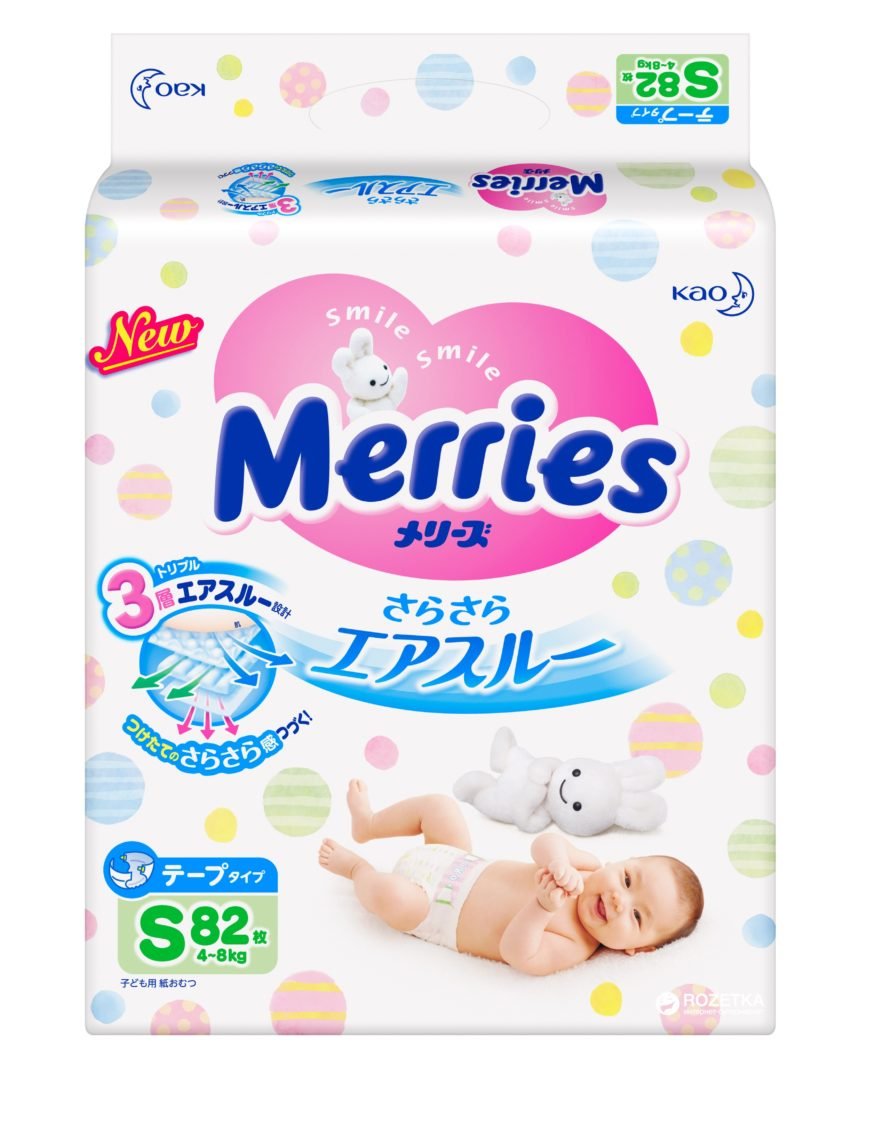 Подгузник Merries S