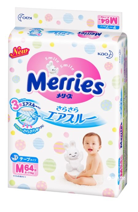 Подгузник Merries M