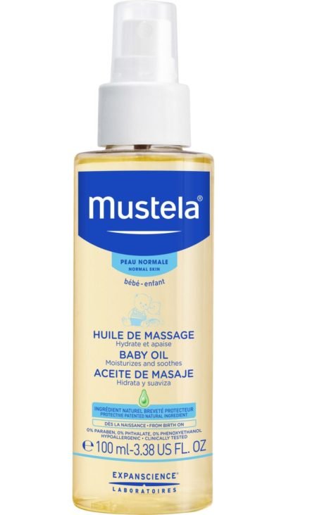 Mustela Massage Oil, Masaj yağı, 100 ml