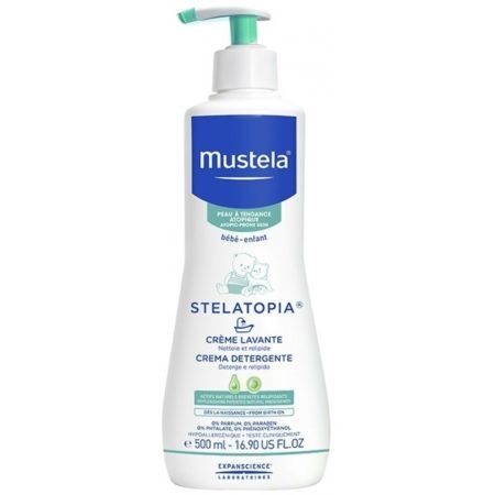 Mustela Stelatopia Cleansing Cream, Təmizləyici Krem, 500 ml