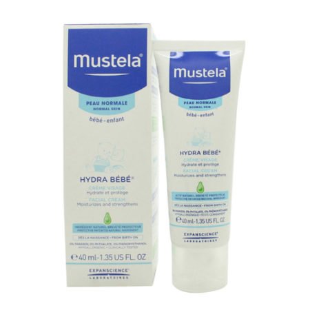 Mustela Hydra Bebe Facial Cream, Nəmləndirici üz kremi, 40 ml