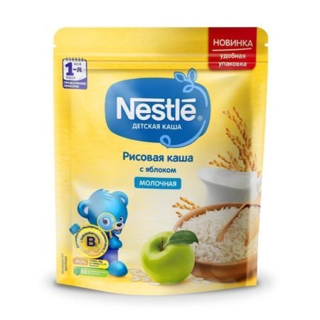 Nestle südlü Düyü alma ilə sıyığı, 6 aydan