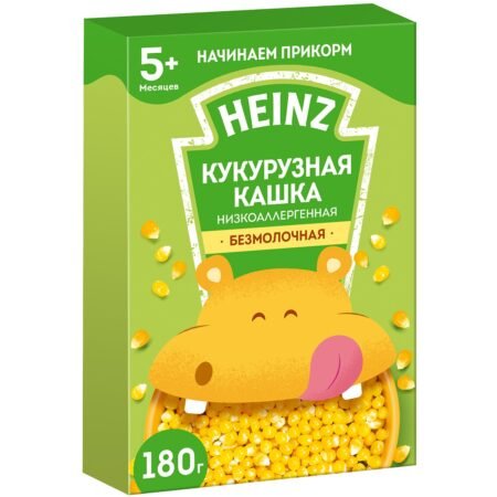 Каша Heinz безмолочная кукурузная (c 5 месяцев) 180 г