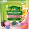 Каша Heinz молочная Любопышки многозерновая со сливой, абрикосом, черникой (с 12 месяцев) 200 г 5055