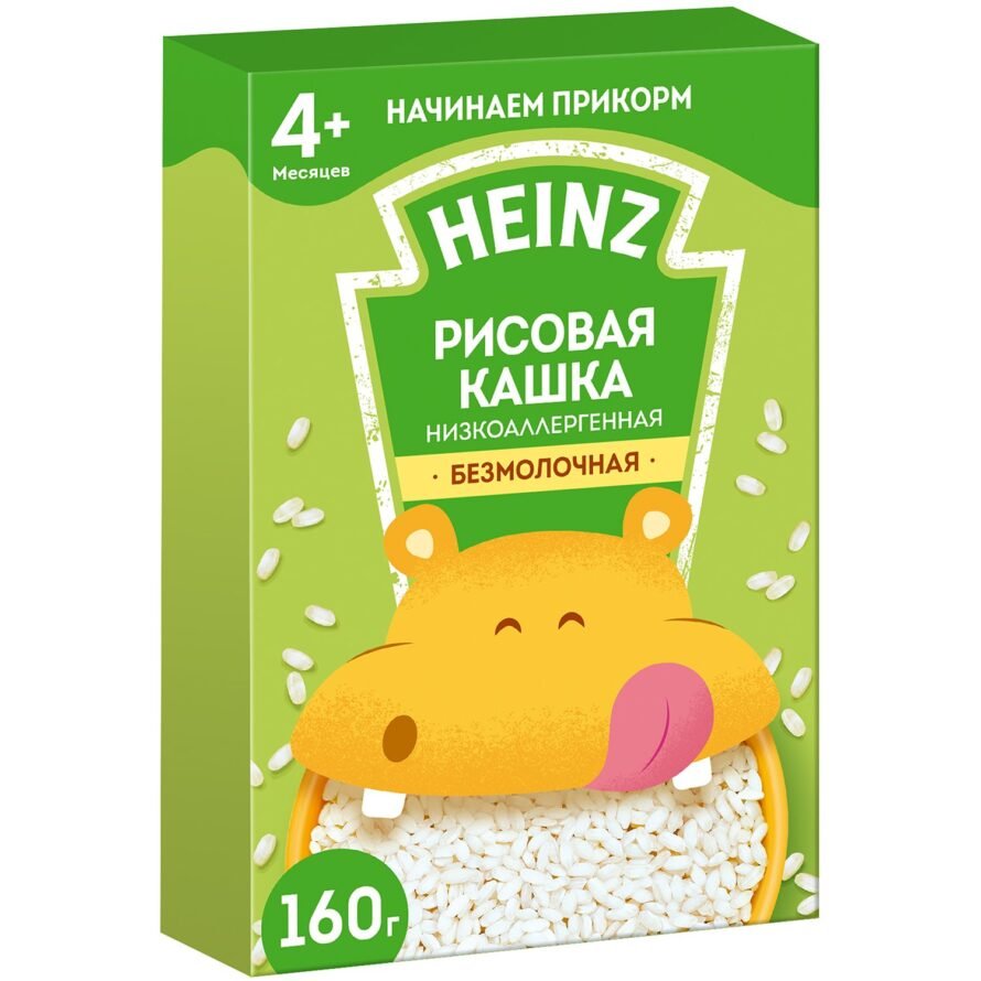 Heinz porridge milk-free rice (from 4 months) 160 g