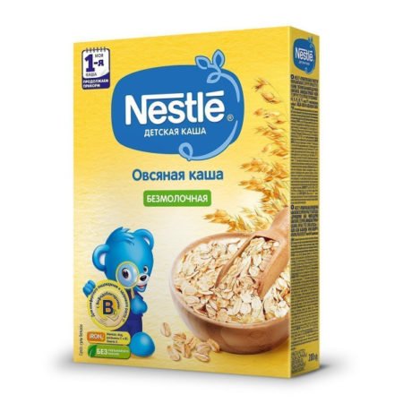 Каша Nestle безмолочная овсяная (с 5 месяцев)