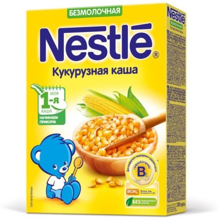 Каша Nestle безмолочная кукурузная (с 5 месяцев)