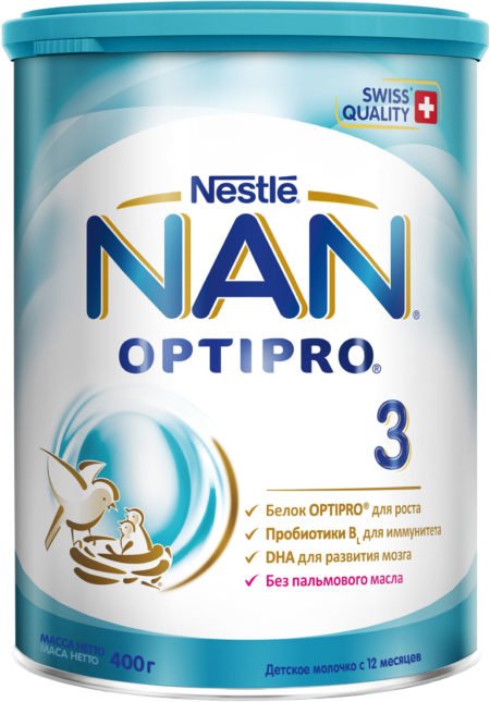 Смесь NAN (Nestle) 3 Optipro (с 12-18 мес.) 400 г