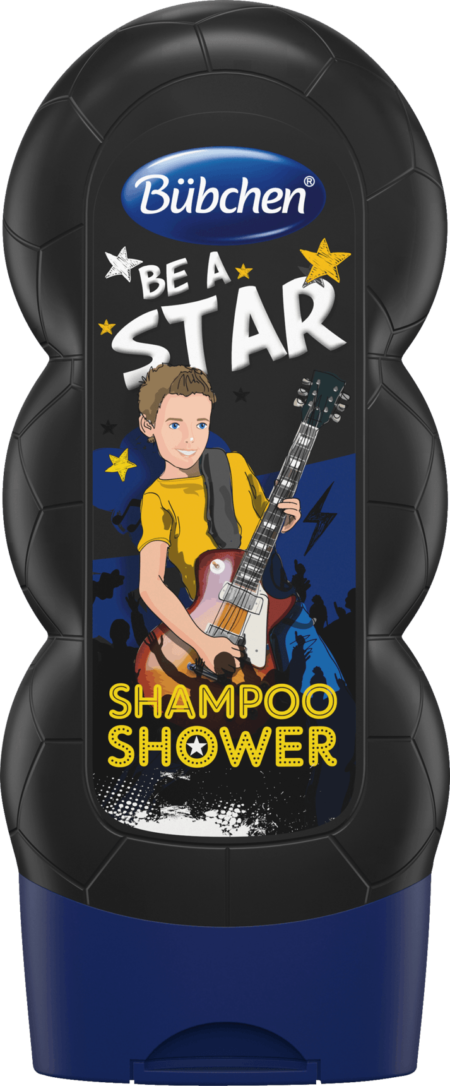 Шампунь детский Bübchen «Be a Star Shampoo & Shower» для мытья волос и тела 230 мл