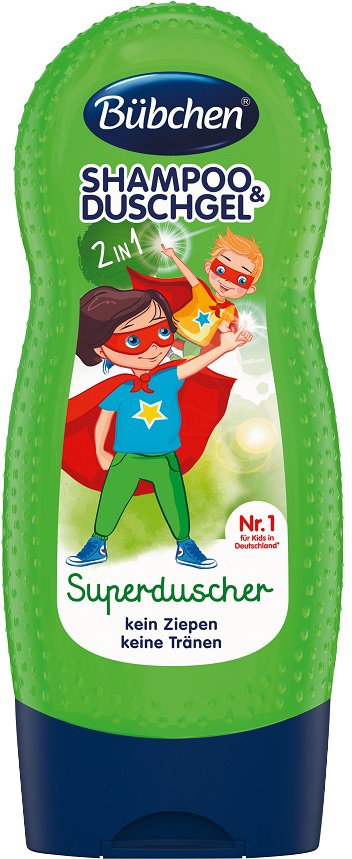 Bubchen Shampoo “Super Hero” children’s hair and body 230 ml