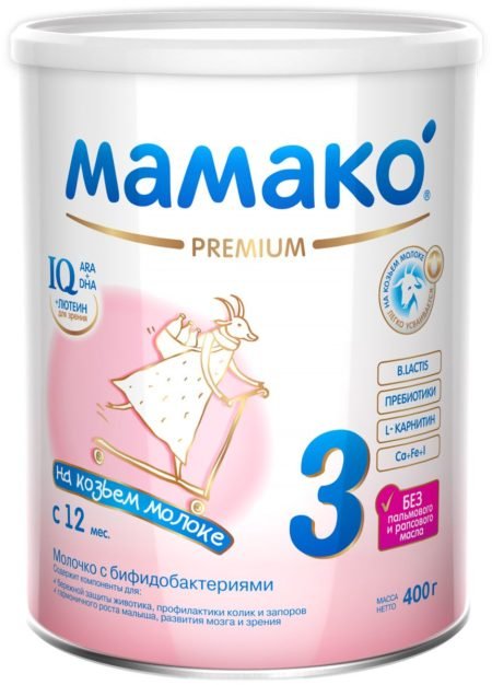 Смесь МАМАКО 3 Premium (c 12 до 18 месяцев) 400 г