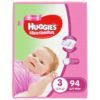 Diaper Huggies Ultra Comfort 3 (5-9 kq) 94 ədəd. qız üçün