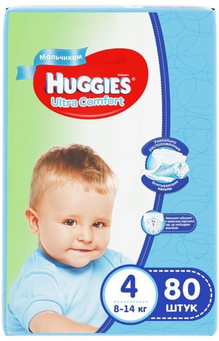 Huggies Ultra Comfort 4 для Мальчиков