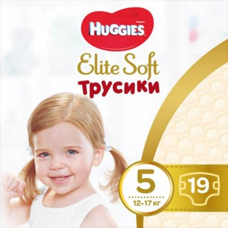 Трусики Huggies Elite Soft 5 (13-17 кг) 19 шт