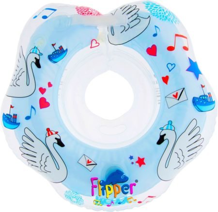 Roxy-kids Circle musical on a neck for swimming Flipper Swan lake color blue