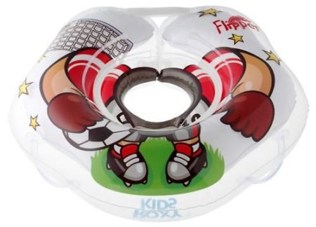 Körpələrin üzməsi üçün boyuna şişmə dairəsi Roxy-Kids Flipper FL010, ölçüsü 360-390 mm