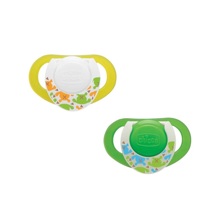 Chicco Пустышка латексная Gommotto Orthodontic розовый