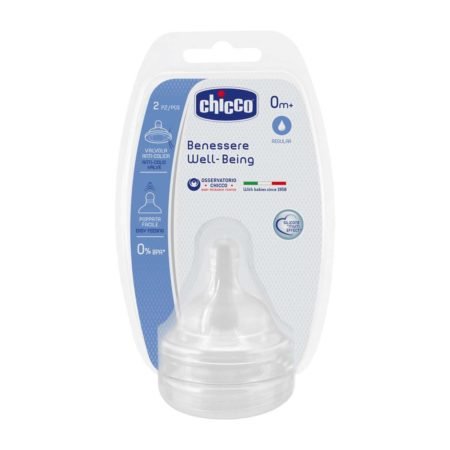 CHİCCO WB əmzik 0+ Silikon 2PCS