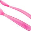 Chicco Soft qızlar üçün qidalanma üçün silikon  yumşaq qaşıq 156300