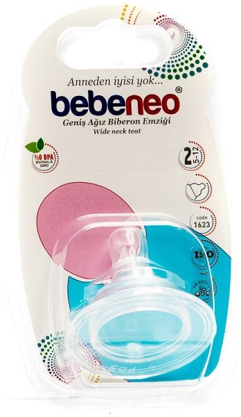 BEBENEO 1623 Nipple, wide, transparent