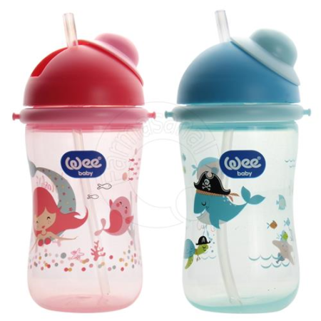 Wee Baby cup with a tube with handles 380 ml