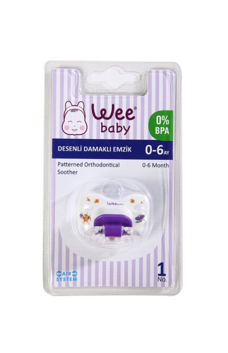 WEE BABY 833 Соска с силиконовым рисунком