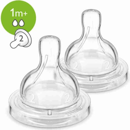 Avent Classic+ Anti-colic teat 2 holes (1m+) 2 pcs