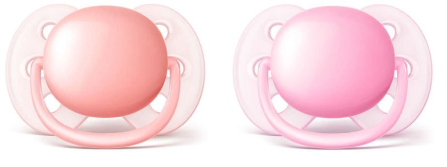 Avent Ultra Soft soother 0-6 m., 2 pcs.