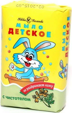Невская косметика мыло с чистотелом 90 мл