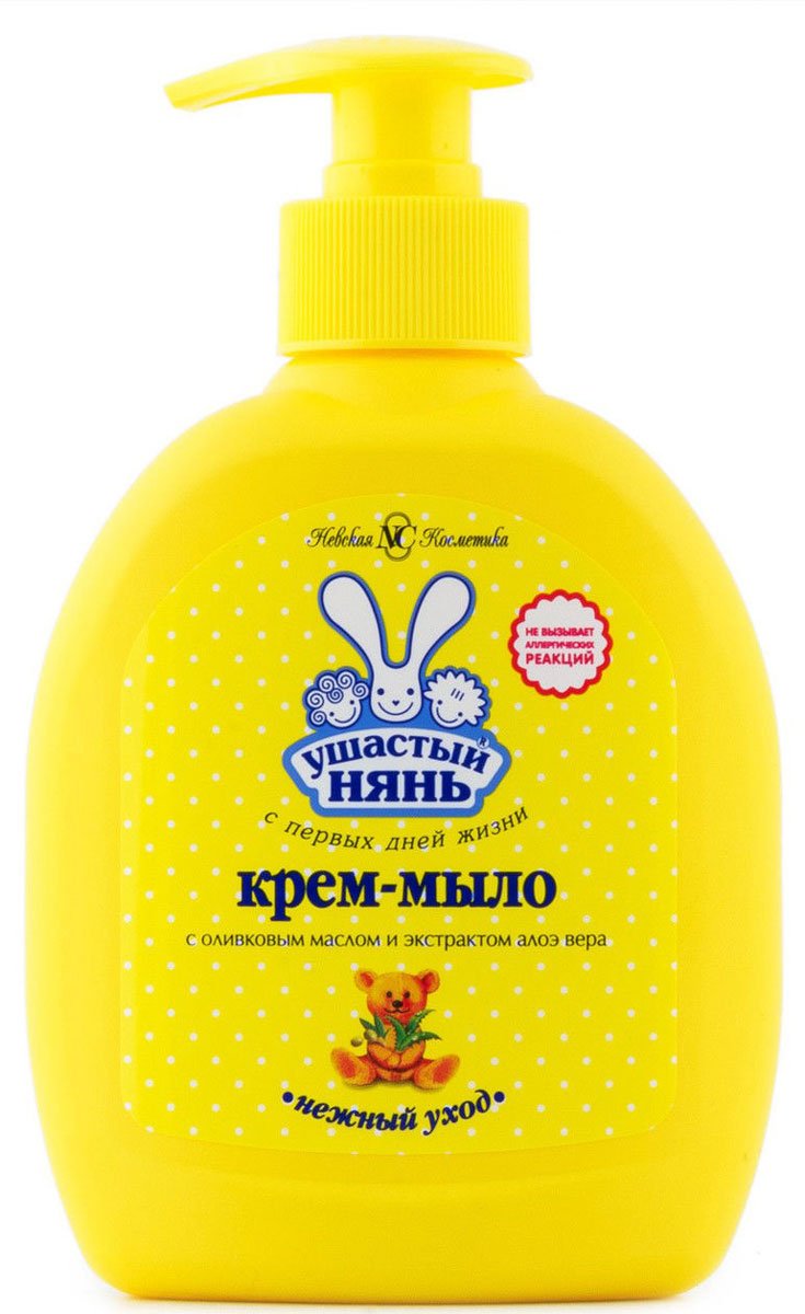 N. K. Qulaqlı dadı zeytun yağı və aloe 300ml ilə krem-sabun