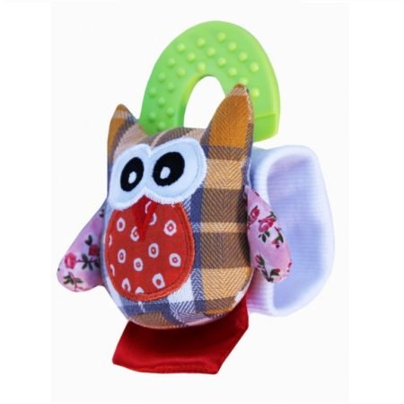 ROXY KIDS Игрушка развивающая на руку с прорезывателем Совенок “Угу”