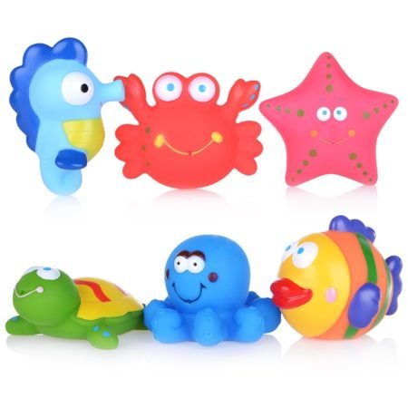 ROXY KIDS Набор игрушек для ванной Морские обитатели 6 игрушек