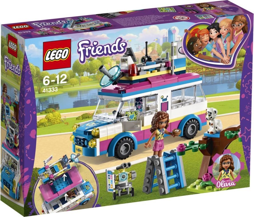 LEGO Friends 41333 Передвижная научная лаборатория Оливии Конструктор