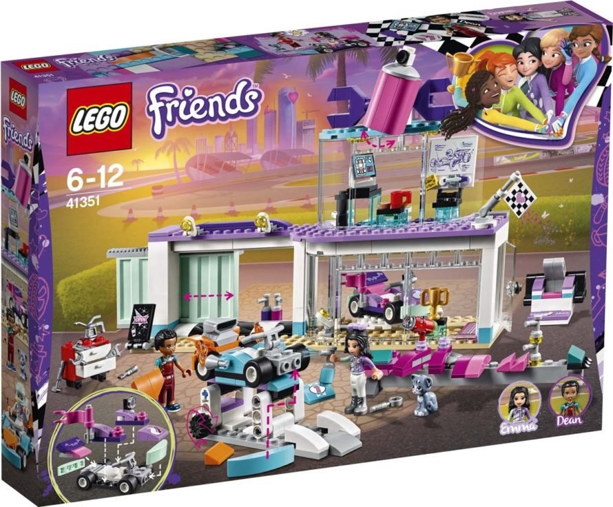 LEGO Friends 41351 Мастерская по тюнингу автомобилей Конструктор, цвет мультиколор