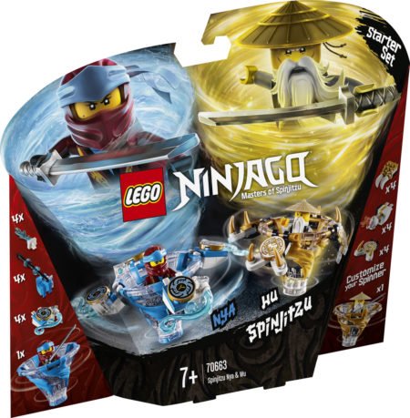 LEGO NINJAGO 70663 Ния и Ву мастера Кружитцу Конструктор