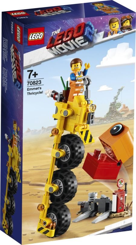 LEGO Movie 2 70823 Трехколесный велосипед Эммета! Конструктор