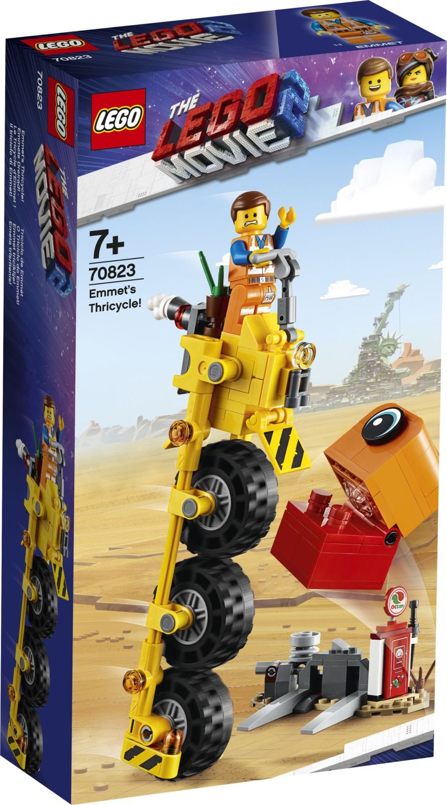 LEGO Movie 2 70823 Трехколесный велосипед Эммета! Конструктор
