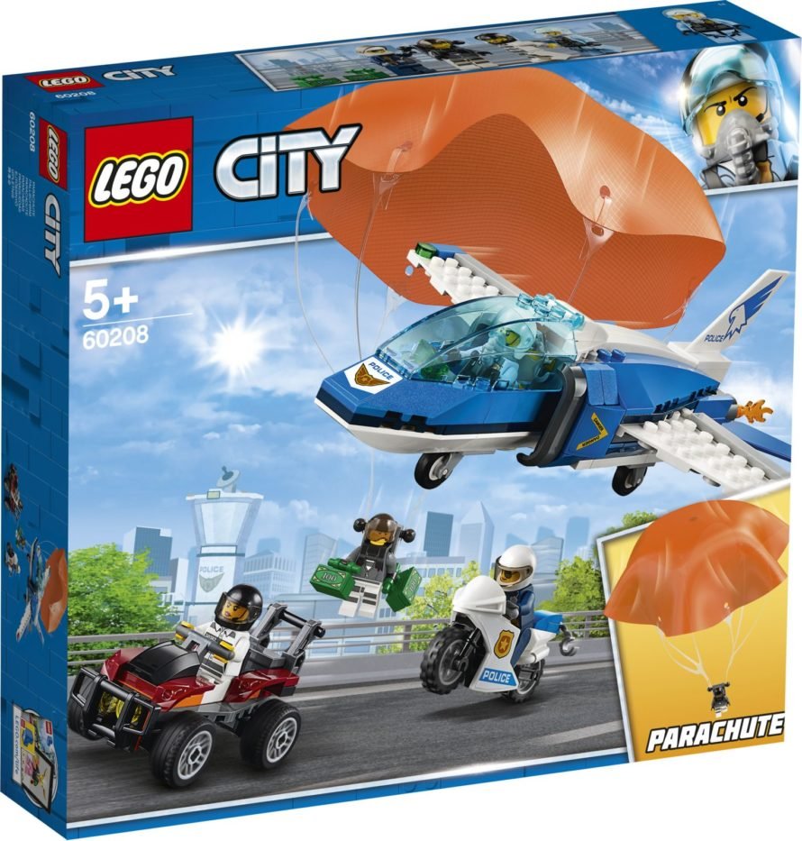 LEGO City Police 60208 hava polisi: paraşütçünün həbsi konstruktor