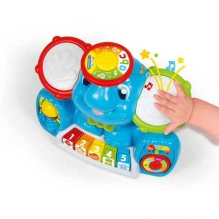 Baby Clementoni Музыкант Слон Baby Drum Piano Ringer Музыкальные инструменты