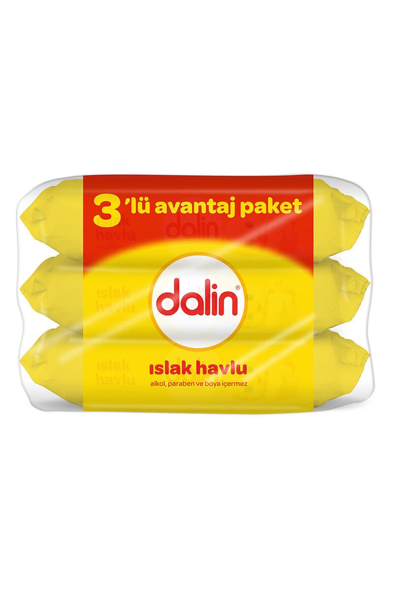 Dalin влажные салфетки 3-ные