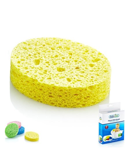 BABY JEM BEBEK Cellulose Yellow Bath Sponge