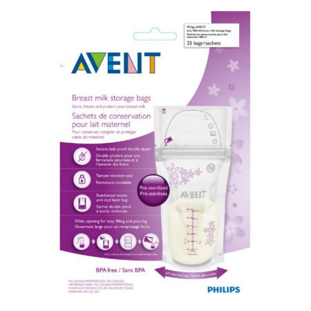 Avent 603/25 пакеты для хранения грудного молока 25 шт