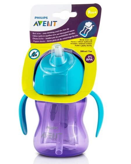 Avent 796/02 Drinking cup with straw 9 months 200 ml