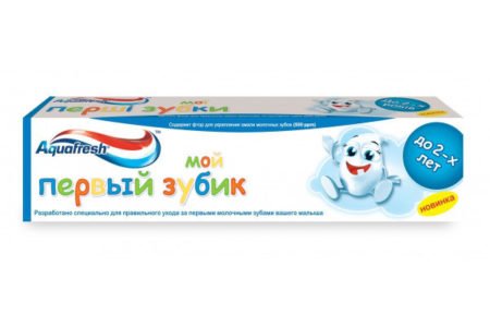 Aquafresh  мой первый зубик