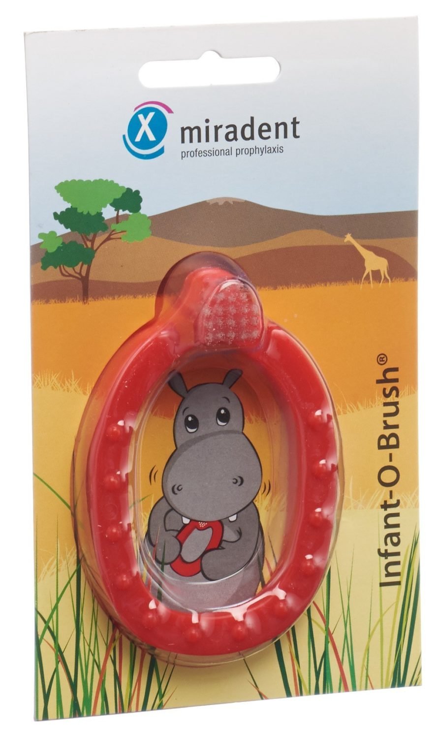 Kiçik qırmızı Miradent Infant fırça