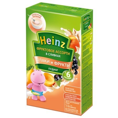Heinz пудинг фруктовое ассорти в сливках 200 гр