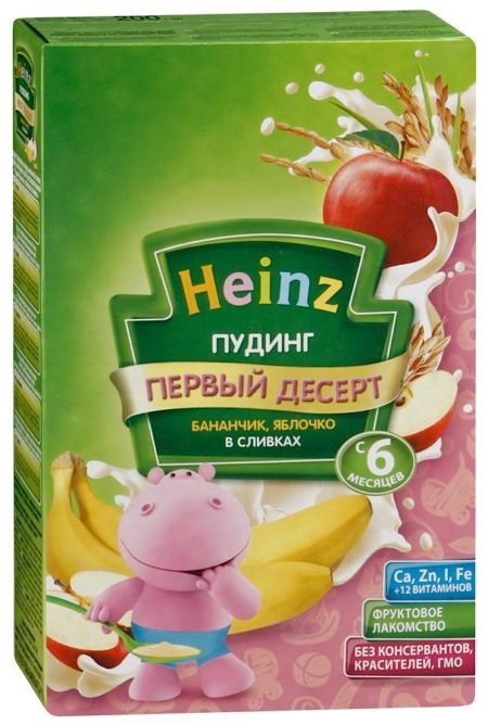 Heinz Pudding Apple Banana Cream 200g