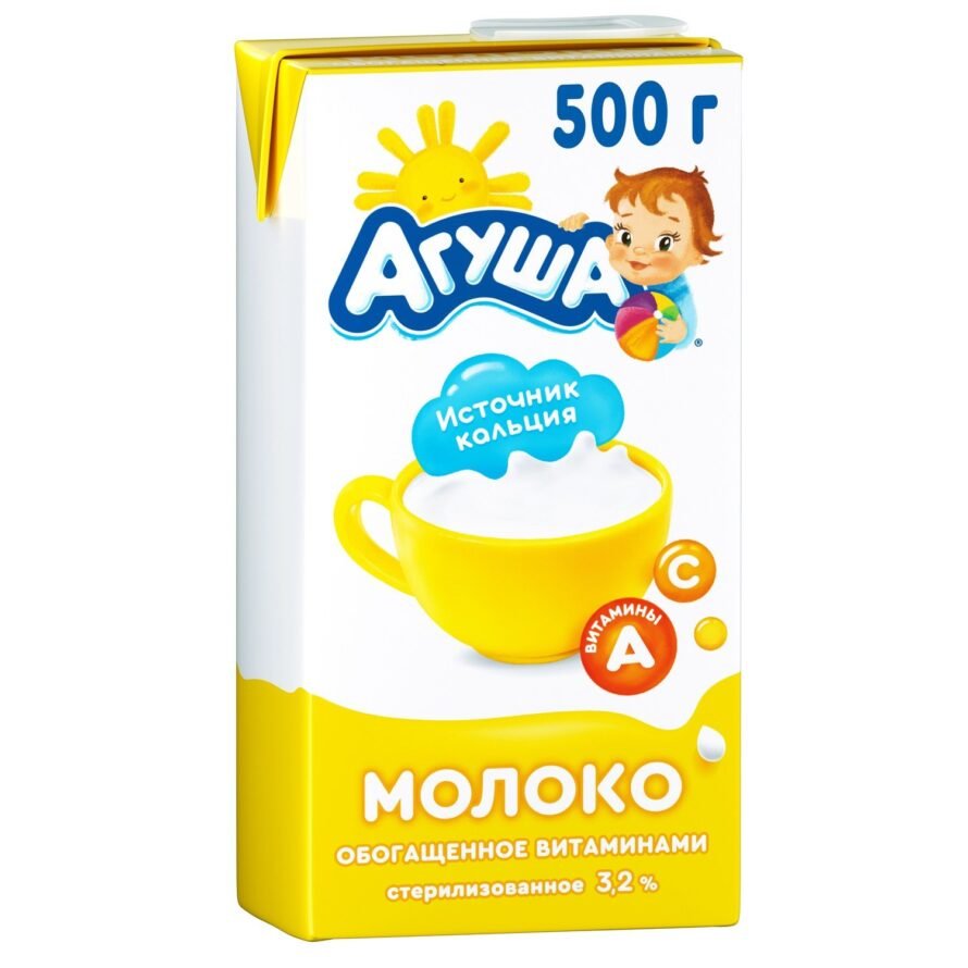 Agusha milk with vitamins 200 ml