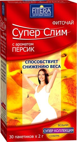 Fitera Супер слим персик 30 пак