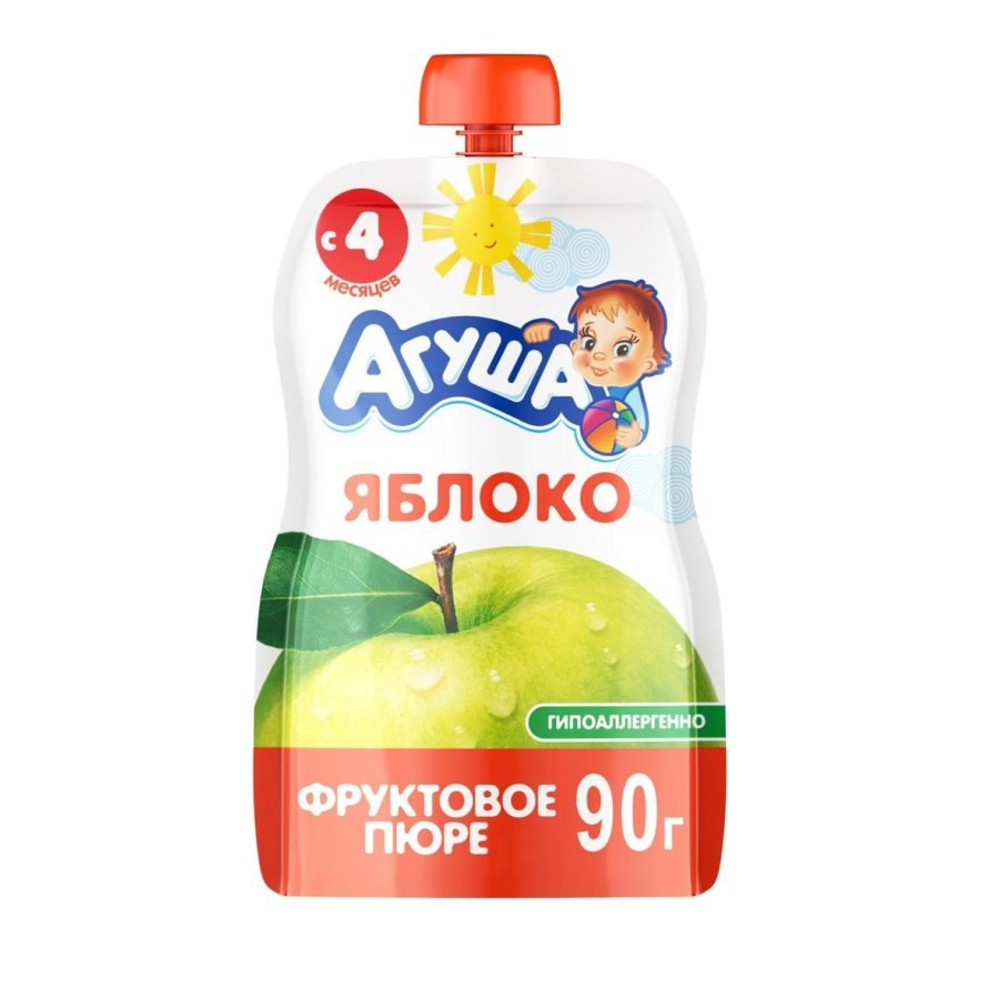 Agusha puree spider apple 90 g